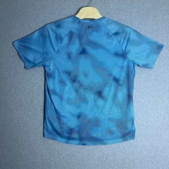 Under Armour Blue Tech Tee Athletic Training Shirt Size XXL - Picture 2 of 7